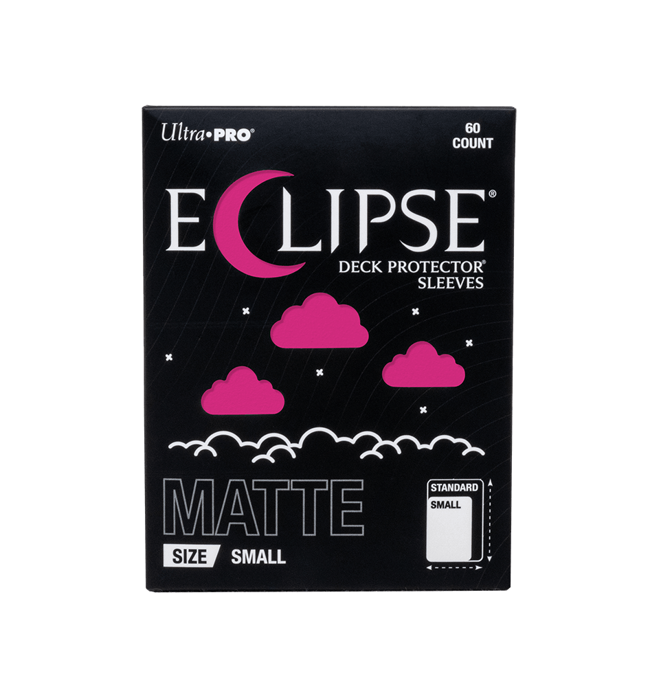 ECLIPSE® Matte Small DECK PROTECTOR® Sleeves: Hot Pink - 60ct
