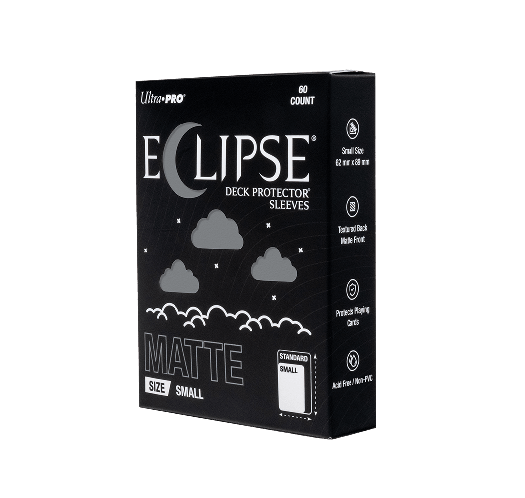 ECLIPSE® Matte Small DECK PROTECTOR® Sleeves: Smoke Grey - 60ct