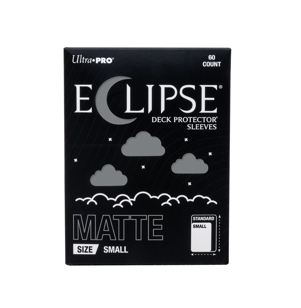 ECLIPSE® Matte Small DECK PROTECTOR® Sleeves: Smoke Grey - 60ct