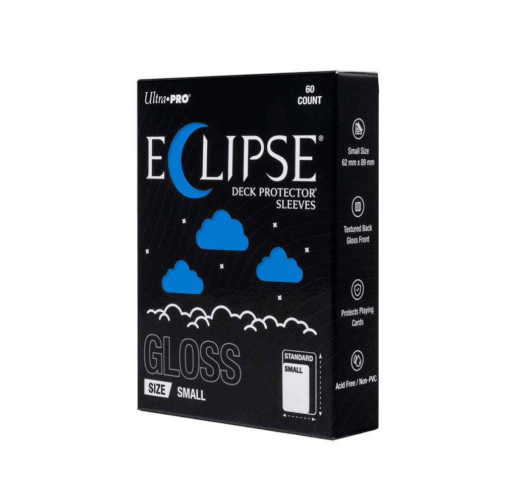 ECLIPSE® Gloss Small DECK PROTECTOR® Sleeves: Pacific Blue - 60ct