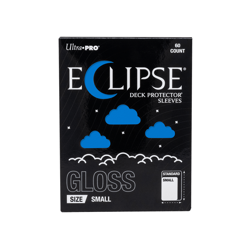 ECLIPSE® Gloss Small DECK PROTECTOR® Sleeves: Pacific Blue - 60ct