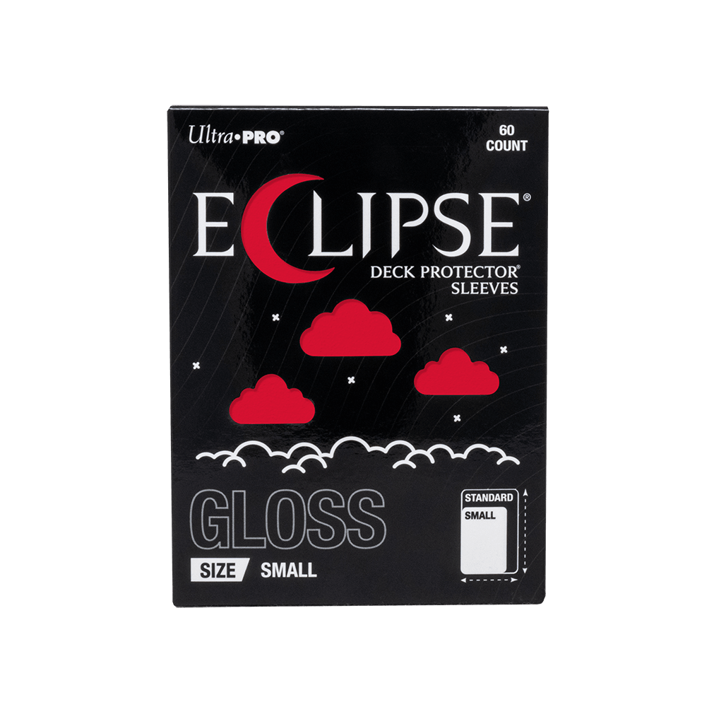 ECLIPSE® Gloss Small DECK PROTECTOR® Sleeves: Apple Red - 60ct