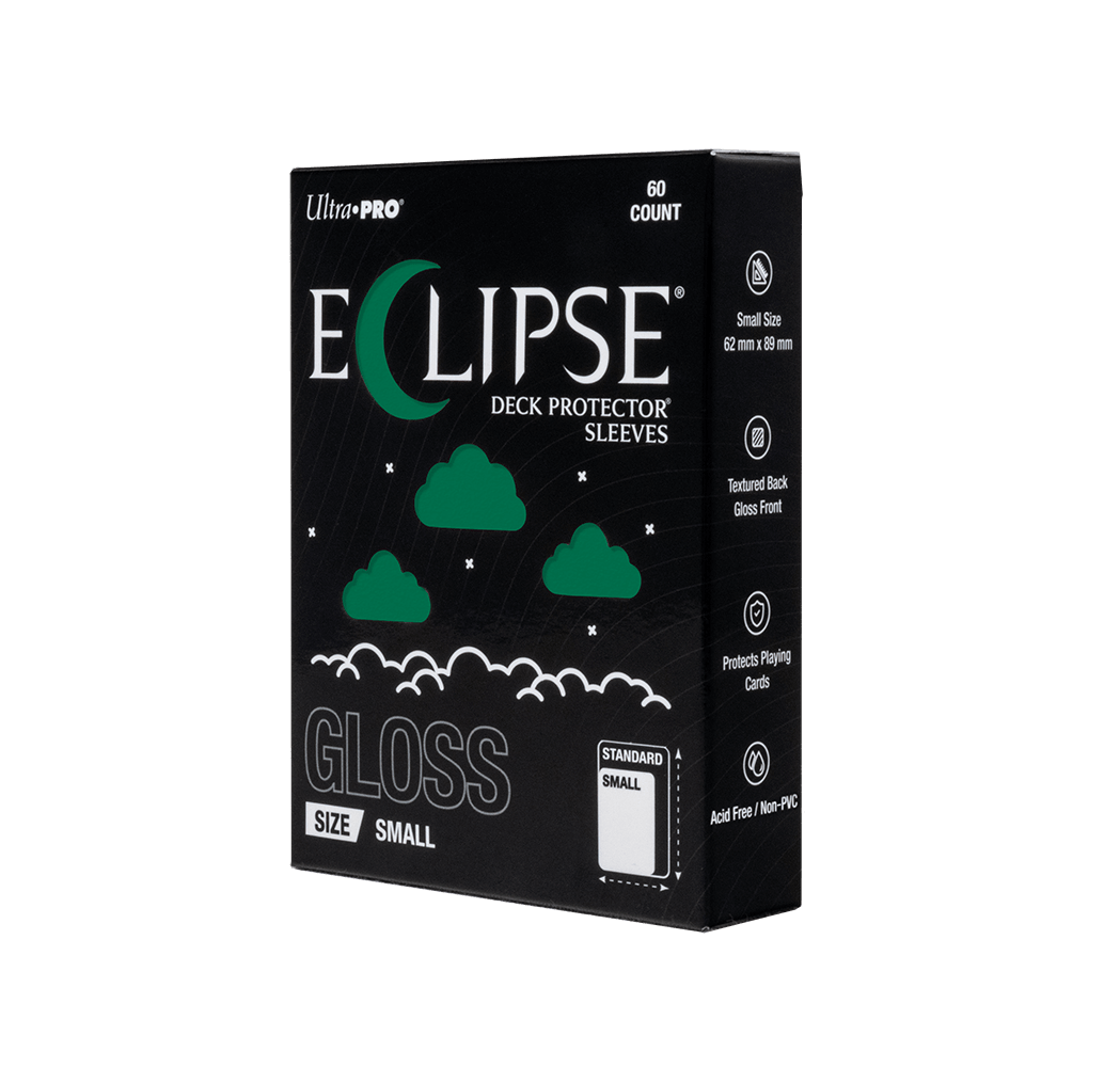 ECLIPSE® Gloss Small DECK PROTECTOR® Sleeves: Forest Green - 60ct