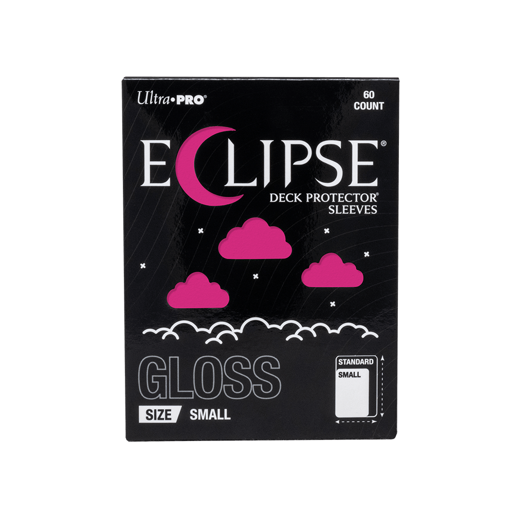 ECLIPSE® Gloss Small DECK PROTECTOR® Sleeves: Hot Pink - 60ct
