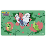 Caterpie Evolutions Stitched Playmat for the Pokémon Trading Card Game - Front | Ultra PRO