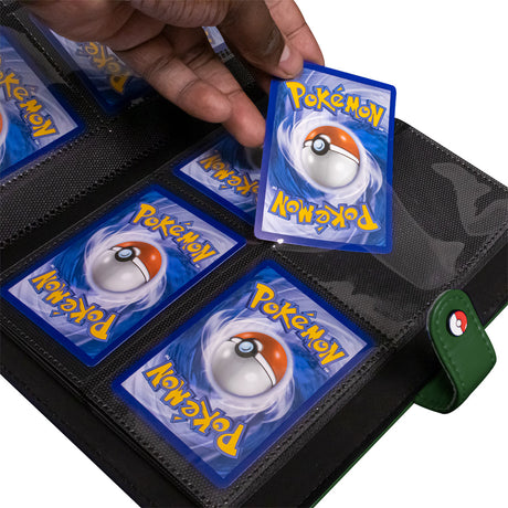 Green 4-Pocket Premium Snap Binder for the Pokémon Trading Card Game