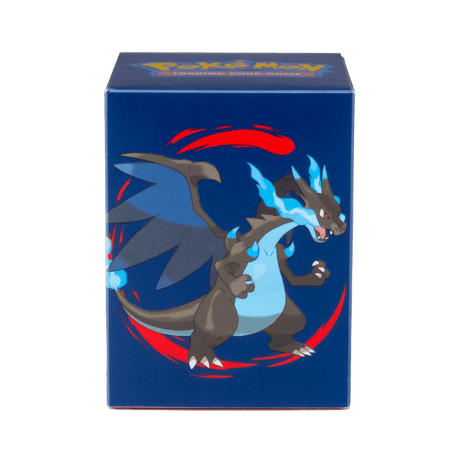 Mega Charizard X 100+ DECK BOX® for the Pokémon Trading Card Game - Front | Ultra PRO