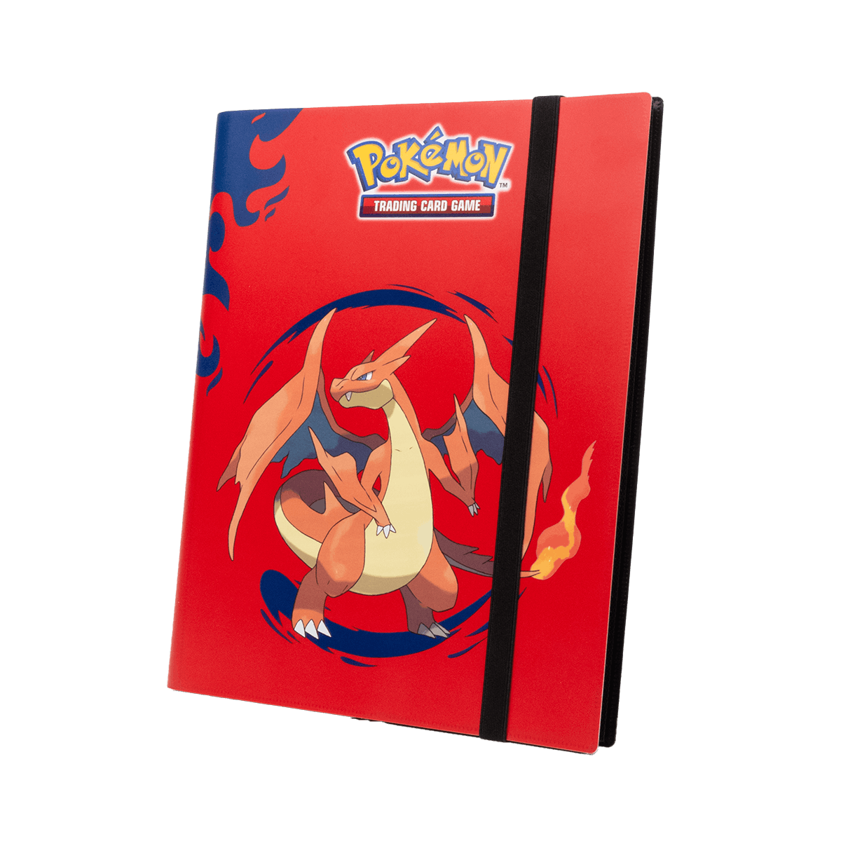 Mega Charizard X and Mega Charizard Y 9-Pocket PRO-BINDER® for the Pokémon Trading Card Game - Angle | Ultra PRO