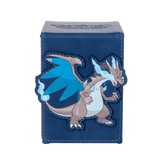 Mega Charizard X ALCOVE® Flip DECK BOX® for the Pokémon Trading Card Game - Front | Ultra PRO