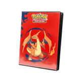 Mega Charizard X and Mega Charizard Y 4-Pocket Portfolio for the Pokémon Trading Card Game - Angle | Ultra PRO
