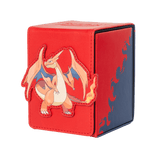 Mega Charizard Y ALCOVE® Flip DECK BOX® for the Pokémon Trading Card Game - Angle | Ultra PRO