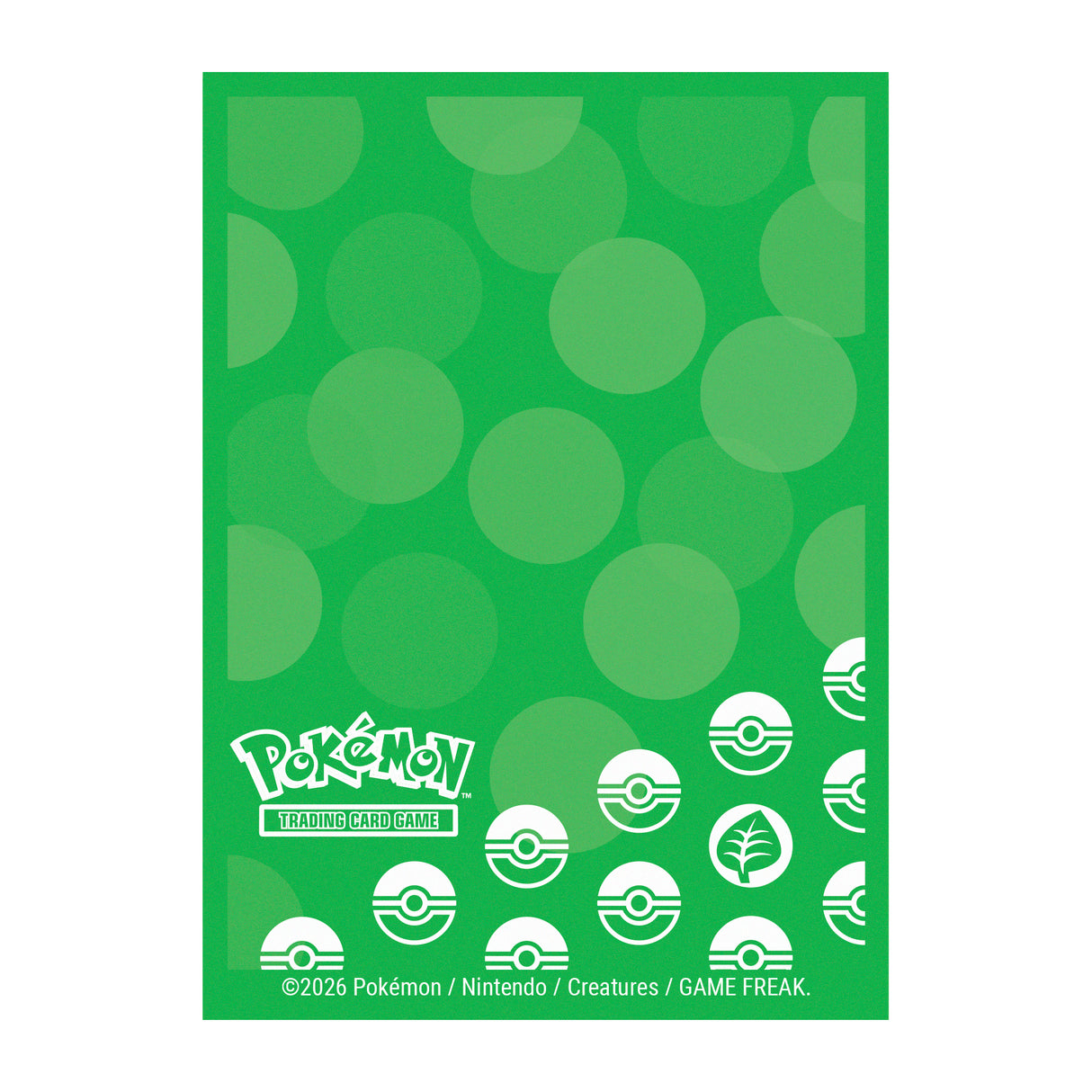Energy 1 65ct Deck Protector Sleeves Grass for Pokémon