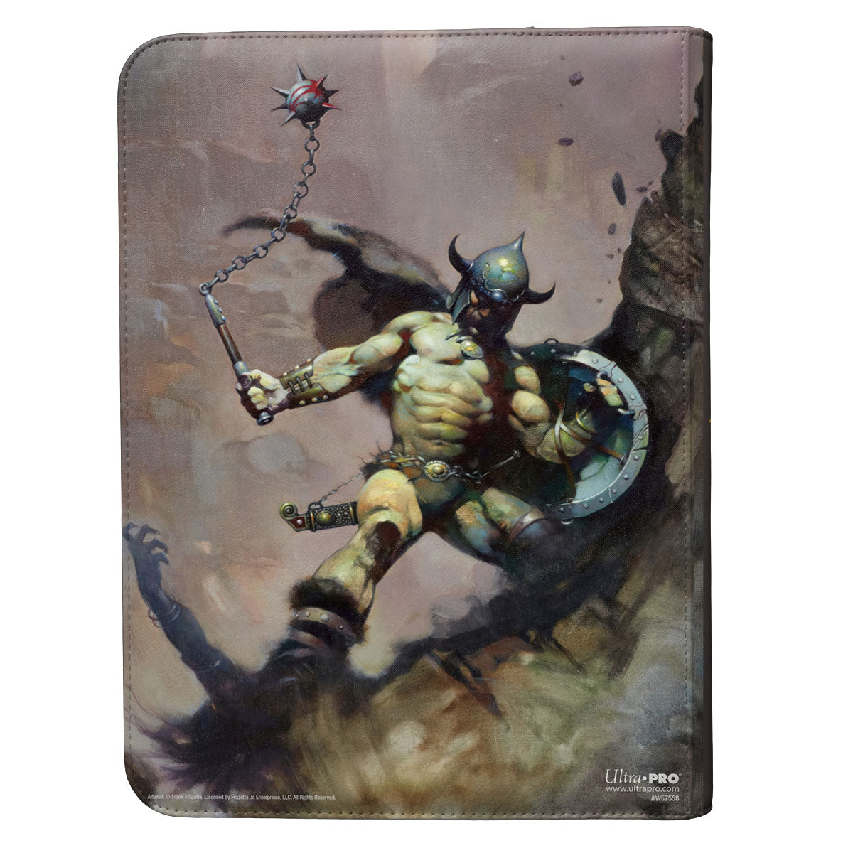 Artist Spotlight: Frank Frazetta - "Warrior with Ball and Chain" 9-Pocket Zippered Premium PRO-BINDER® for Tabletop Gaming