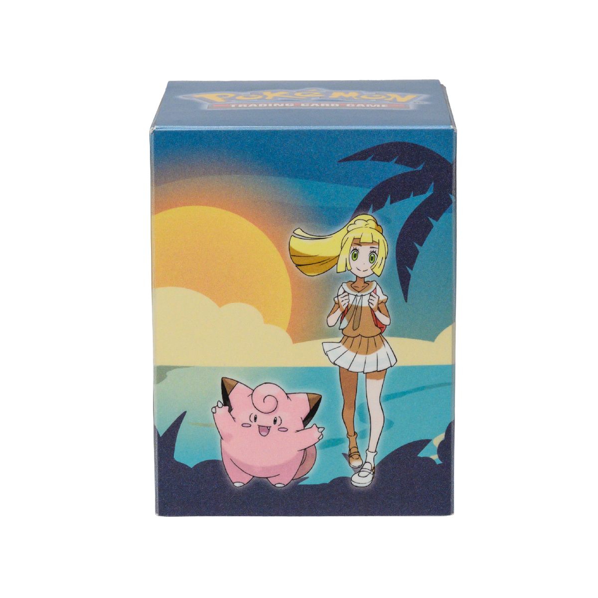 Lillie and Clefairy 100+ DECK BOX® for the Pokémon Trading Card Game - Front | Ultra PRO