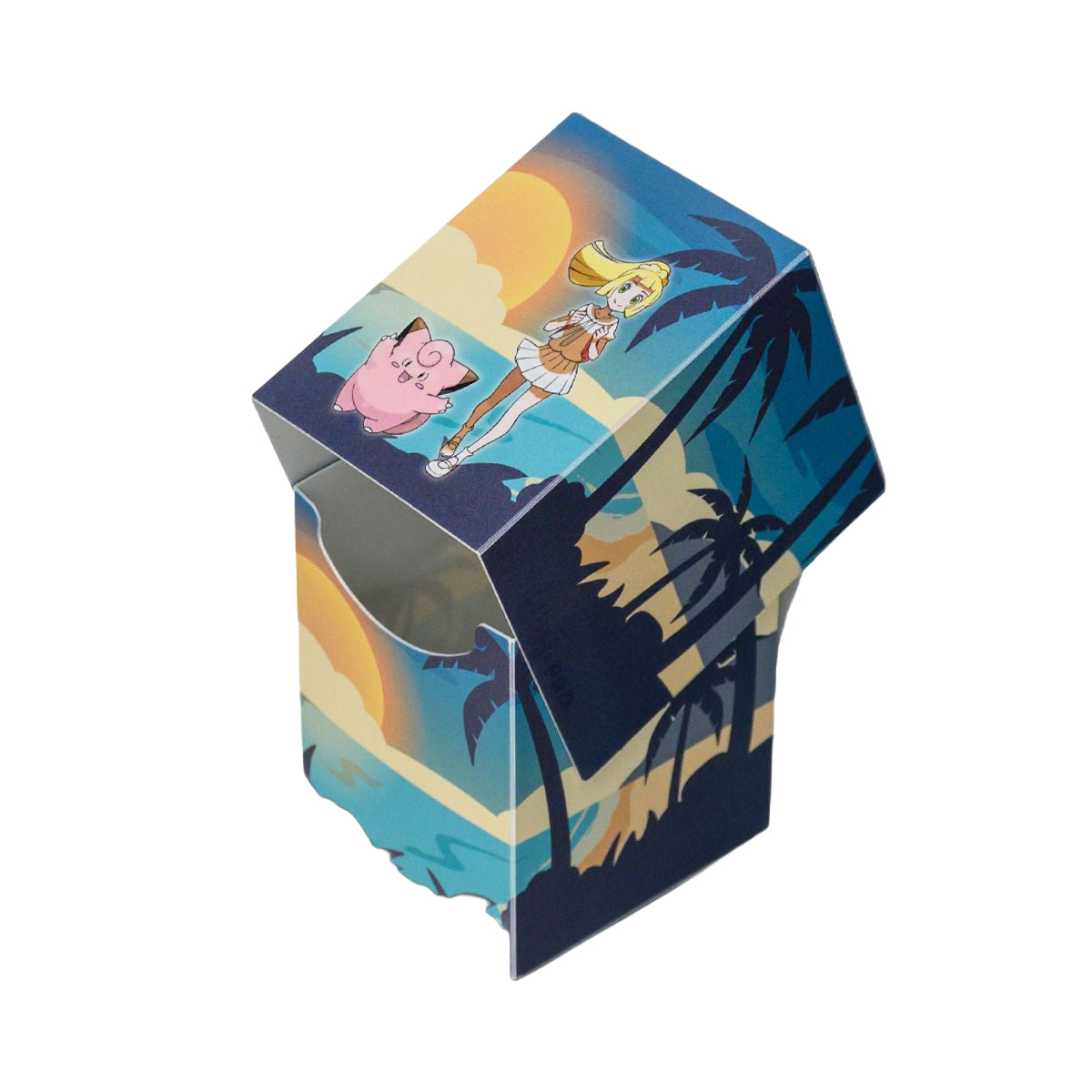 Lillie and Clefairy 100+ DECK BOX® for the Pokémon Trading Card Game - Open | Ultra PRO