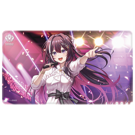 AZKi Stitched Playmat for the hololive OFFICIAL CARD GAME Front