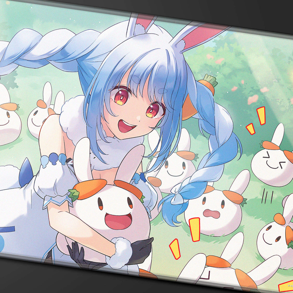 Usada Pekora Stitched Playmat for the hololive OFFICIAL CARD GAME Closeup | Ultra PRO International