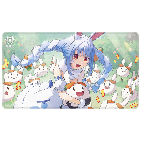 Usada Pekora Stitched Playmat for the hololive OFFICIAL CARD GAME Front