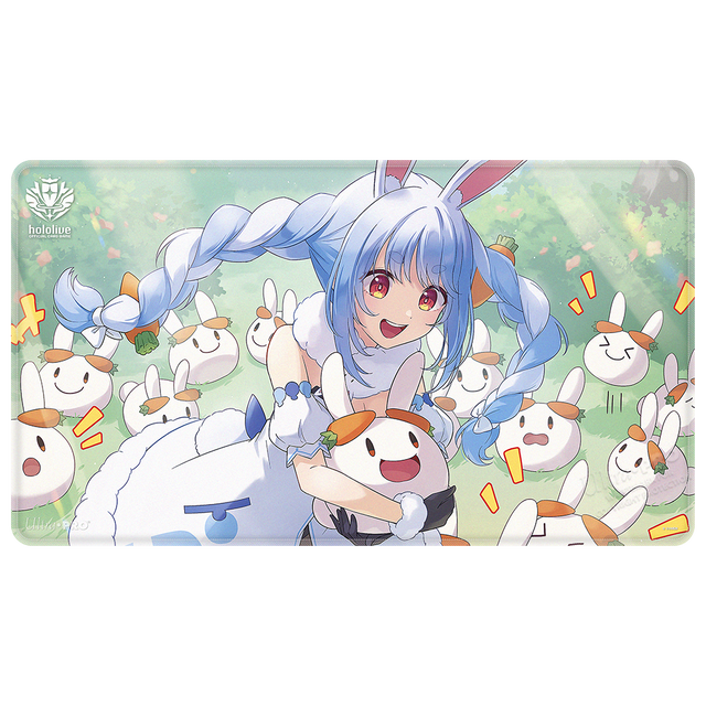 Usada Pekora Stitched Playmat for the hololive OFFICIAL CARD GAME Front