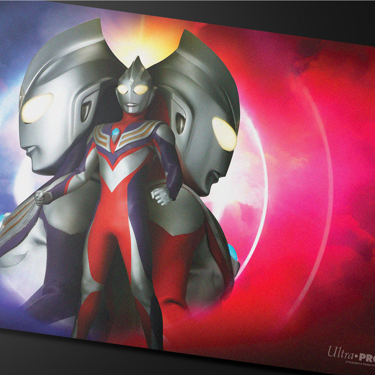 ULTRAMAN TIGA Playmat for Tabletop Gaming - Close-up | Ultra PRO