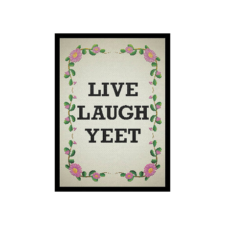Live Laugh Yeet Sleeves