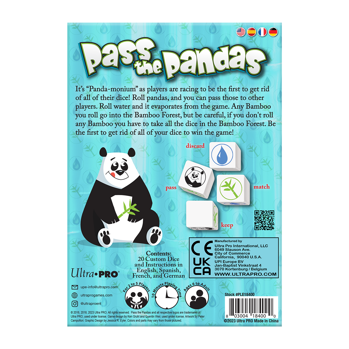 Pass the Pandas: Dice Game for Ages 6 and Up | Ultra PRO International