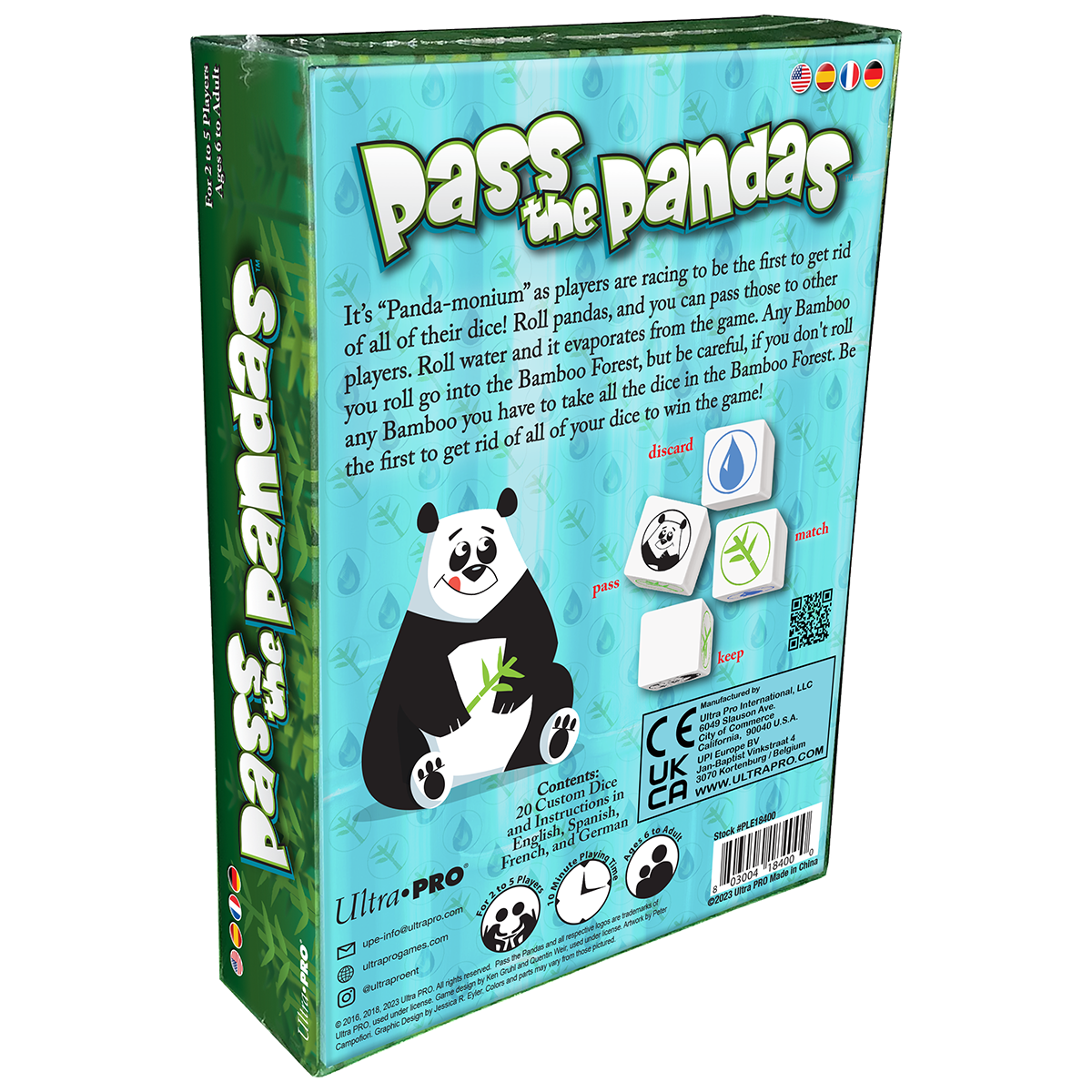 Pass the Pandas: Dice Game for Ages 6 and Up | Ultra PRO International