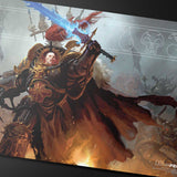 Warhammer 40K Commander Abaddon the Despoiler Standard Gaming Playmat for Magic: The Gathering Closeup| Ultra PRO International