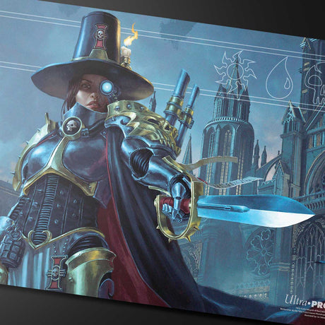 Warhammer 40K Commander Inquisitor Greyfax Standard Gaming Playmat for Magic: The Gathering Closeup | Ultra PRO International