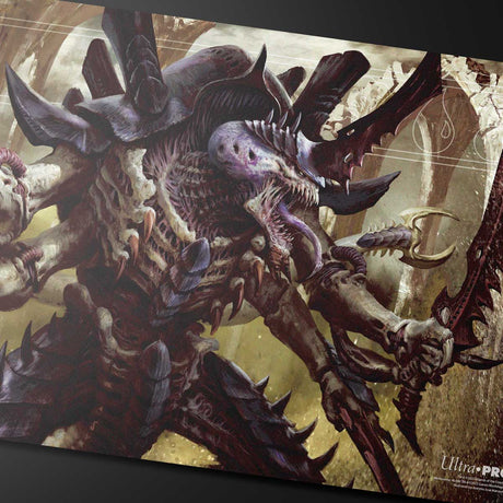 Warhammer 40K Commander The Swarmlord Standard Gaming Playmat for Magic: The Gathering Closeup | Ultra PRO International