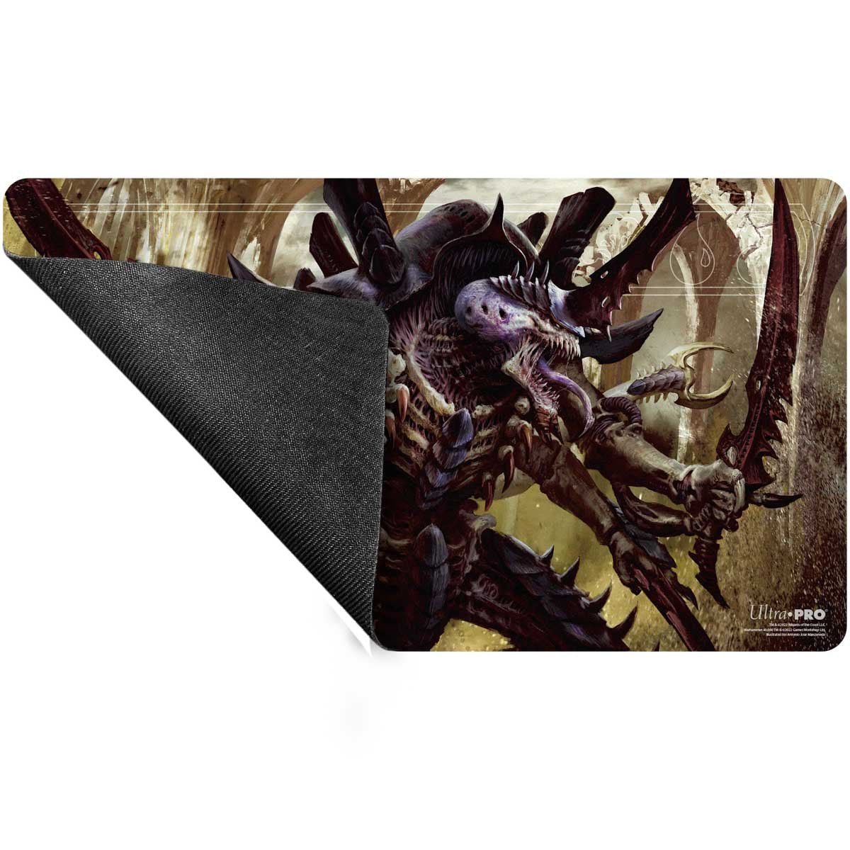 Warhammer 40K Commander The Swarmlord Standard Gaming Playmat for Magic: The Gathering Back | Ultra PRO International
