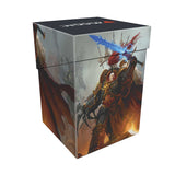 Warhammer 40K Commander Abaddon the Despoiler 100+ Deck Box for Magic: The Gathering Back | Ultra PRO International