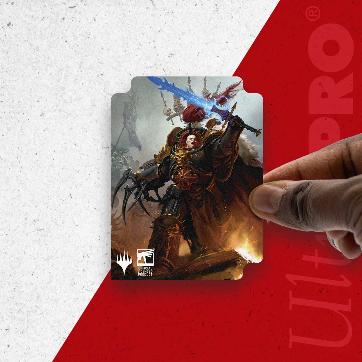 Warhammer 40K Commander Abaddon the Despoiler 100+ Deck Box for Magic: The Gathering Divider | Ultra PRO International