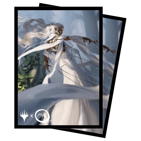 The Lord of the Rings: Tales of Middle-earth Galadriel Standard Deck Protector Sleeves (100ct) for Magic: The Gathering | Ultra PRO International