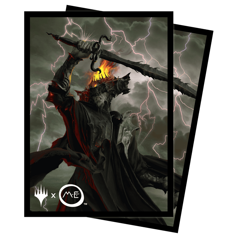 The Lord of the Rings: Tales of Middle-earth Sauron Standard Deck Protector Sleeves (100ct) for Magic: The Gathering | Ultra PRO International