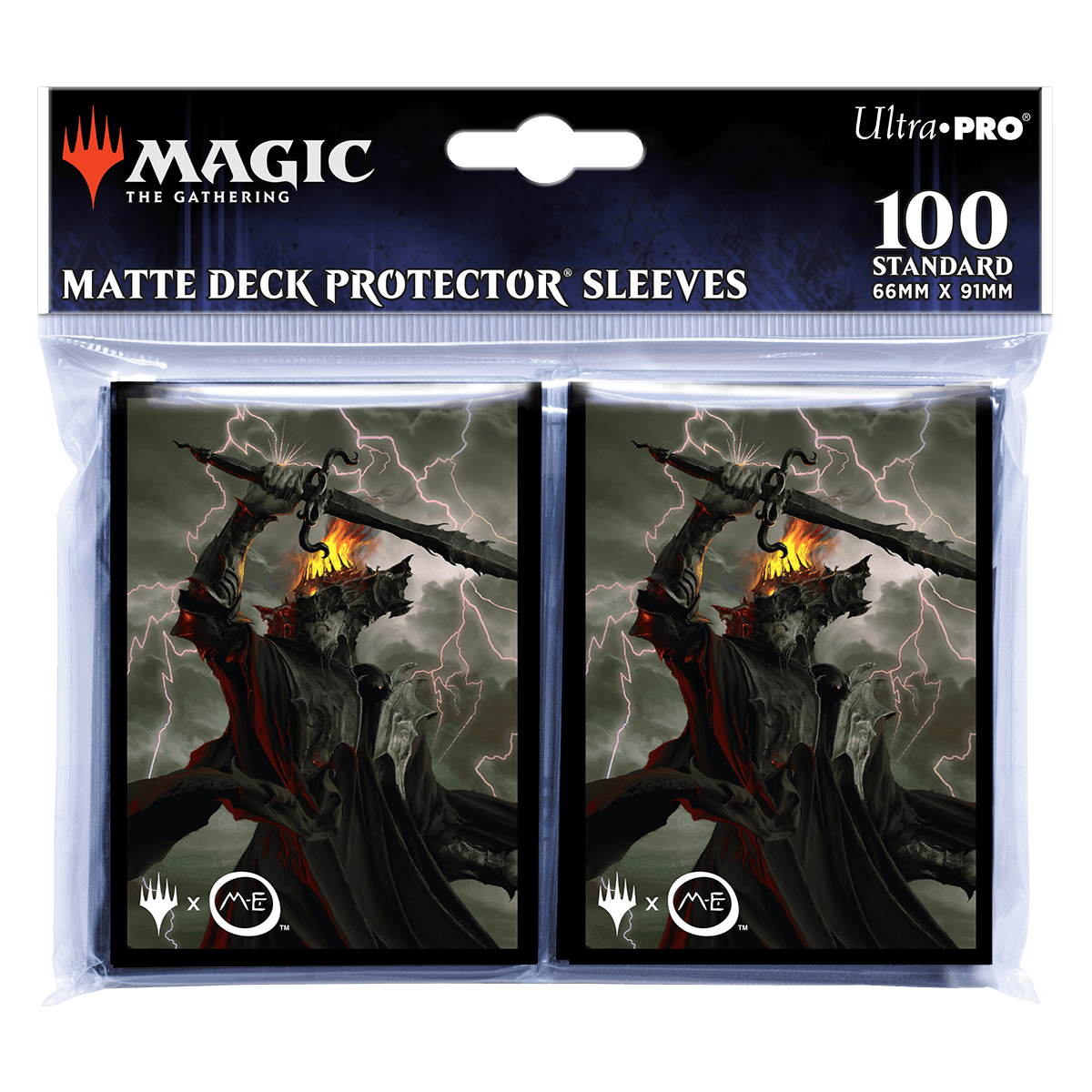 The Lord of the Rings: Tales of Middle-earth Sauron Standard Deck Protector Sleeves (100ct) for Magic: The Gathering | Ultra PRO International