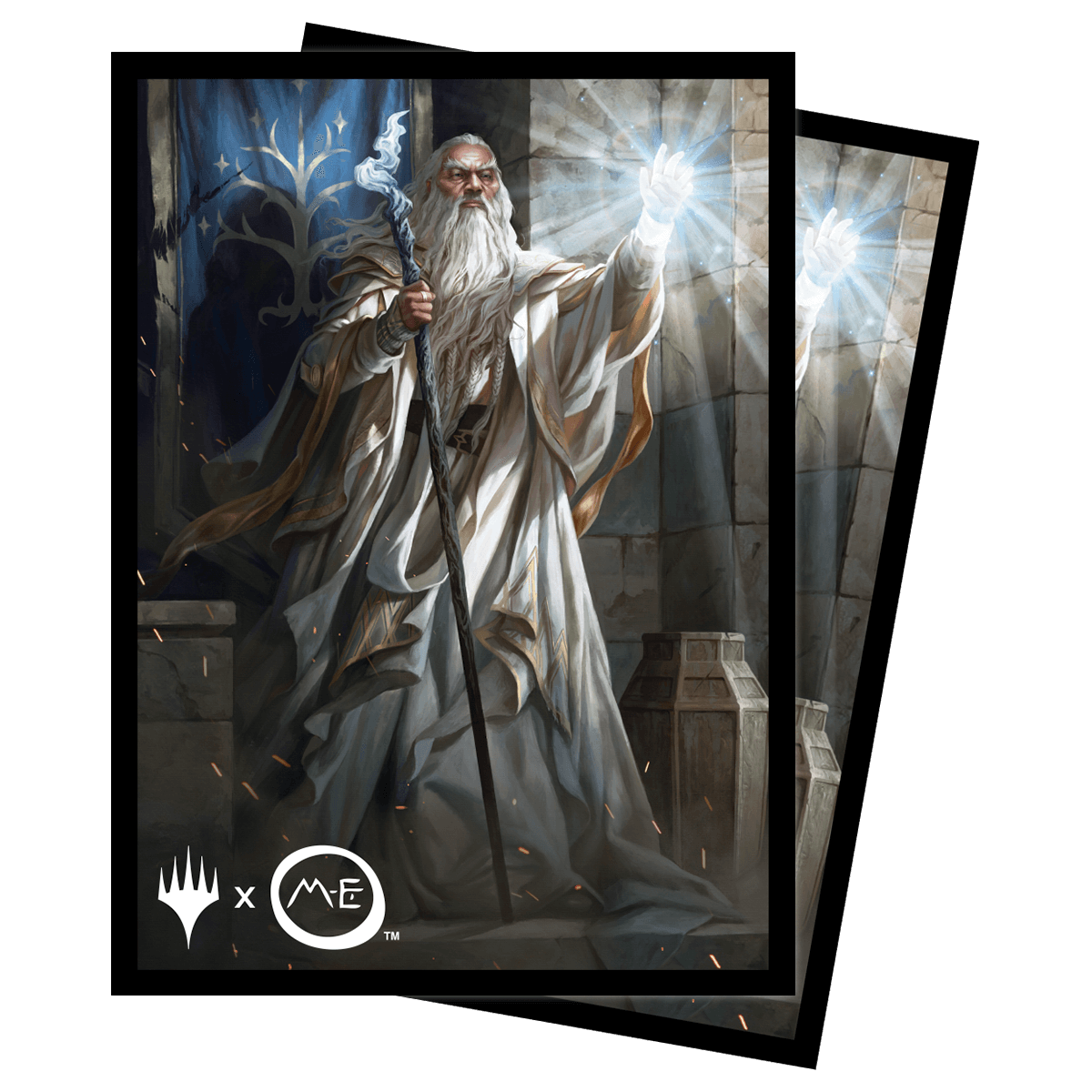 The Lord of the Rings: Tales of Middle-earth Gandalf Standard Deck Protector Sleeves (100ct) for Magic: The Gathering | Ultra PRO International