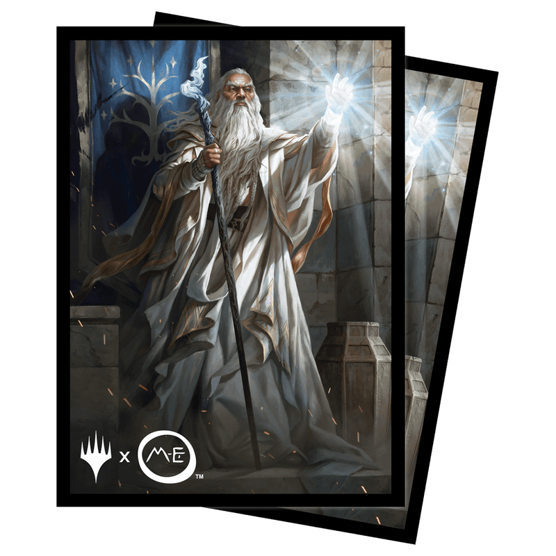 The Lord of the Rings: Tales of Middle-earth Gandalf Standard Deck Protector Sleeves (100ct) for Magic: The Gathering | Ultra PRO International