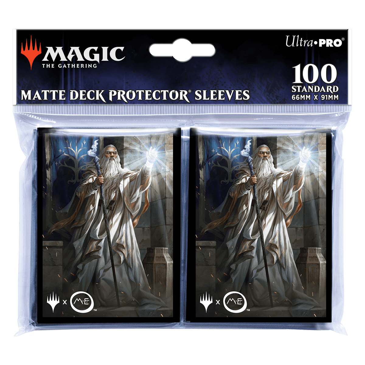 The Lord of the Rings: Tales of Middle-earth Gandalf Standard Deck Protector Sleeves (100ct) for Magic: The Gathering | Ultra PRO International