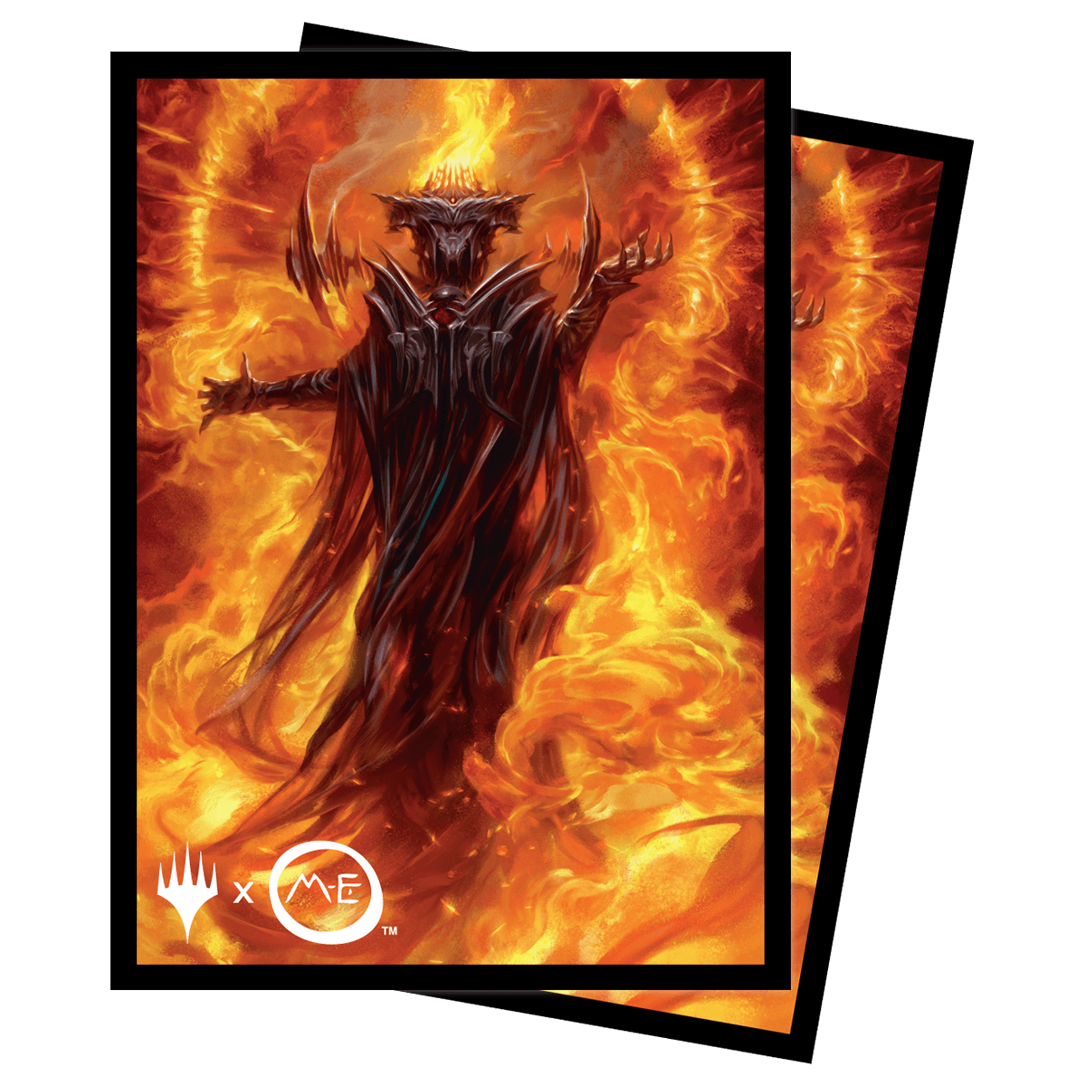 The Lord of the Rings: Tales of Middle-earth Sauron v2 Standard Deck Protector Sleeves (100ct) for Magic: The Gathering | Ultra PRO International