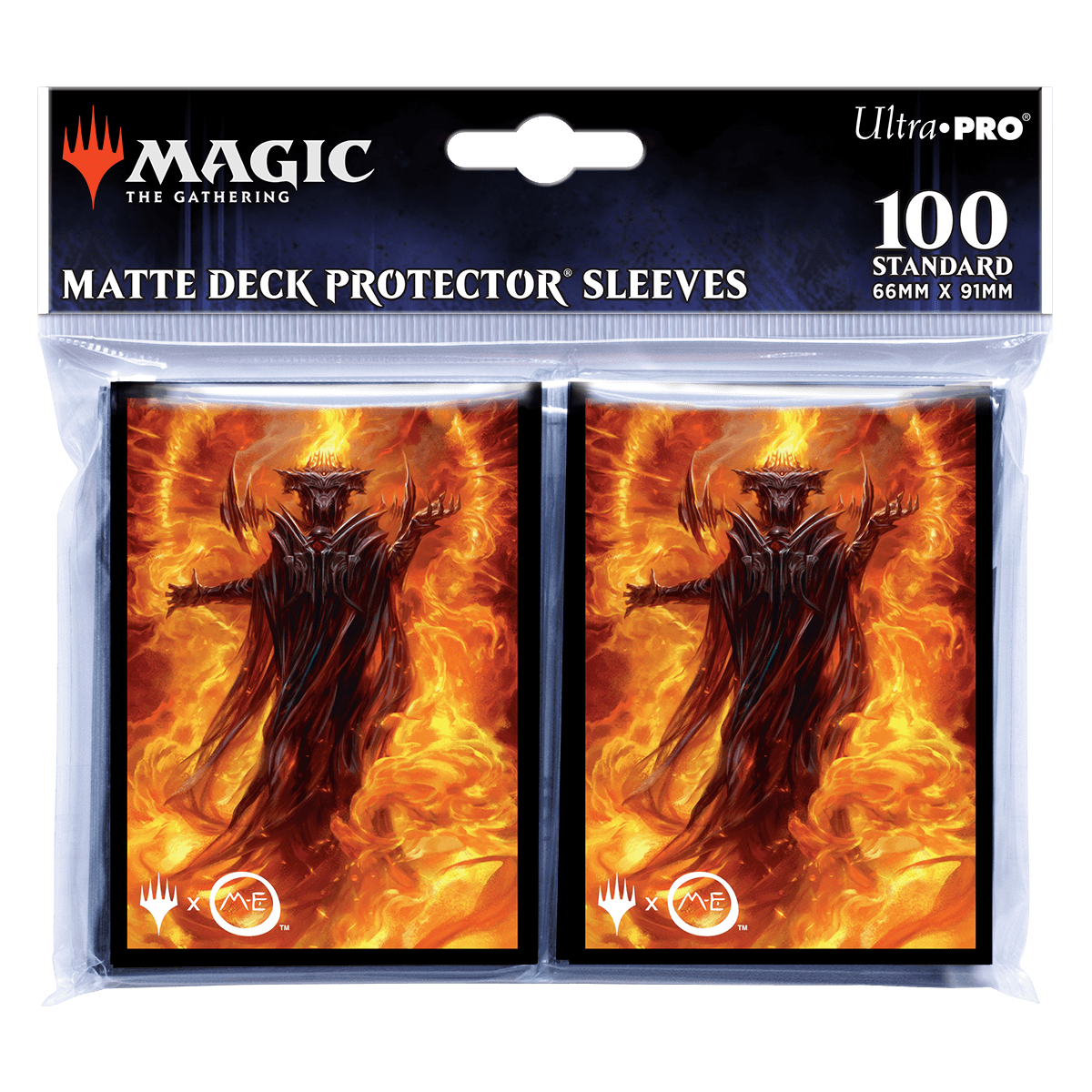 The Lord of the Rings: Tales of Middle-earth Sauron v2 Standard Deck Protector Sleeves (100ct) for Magic: The Gathering | Ultra PRO International