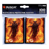 The Lord of the Rings: Tales of Middle-earth Sauron v2 Standard Deck Protector Sleeves (100ct) for Magic: The Gathering | Ultra PRO International