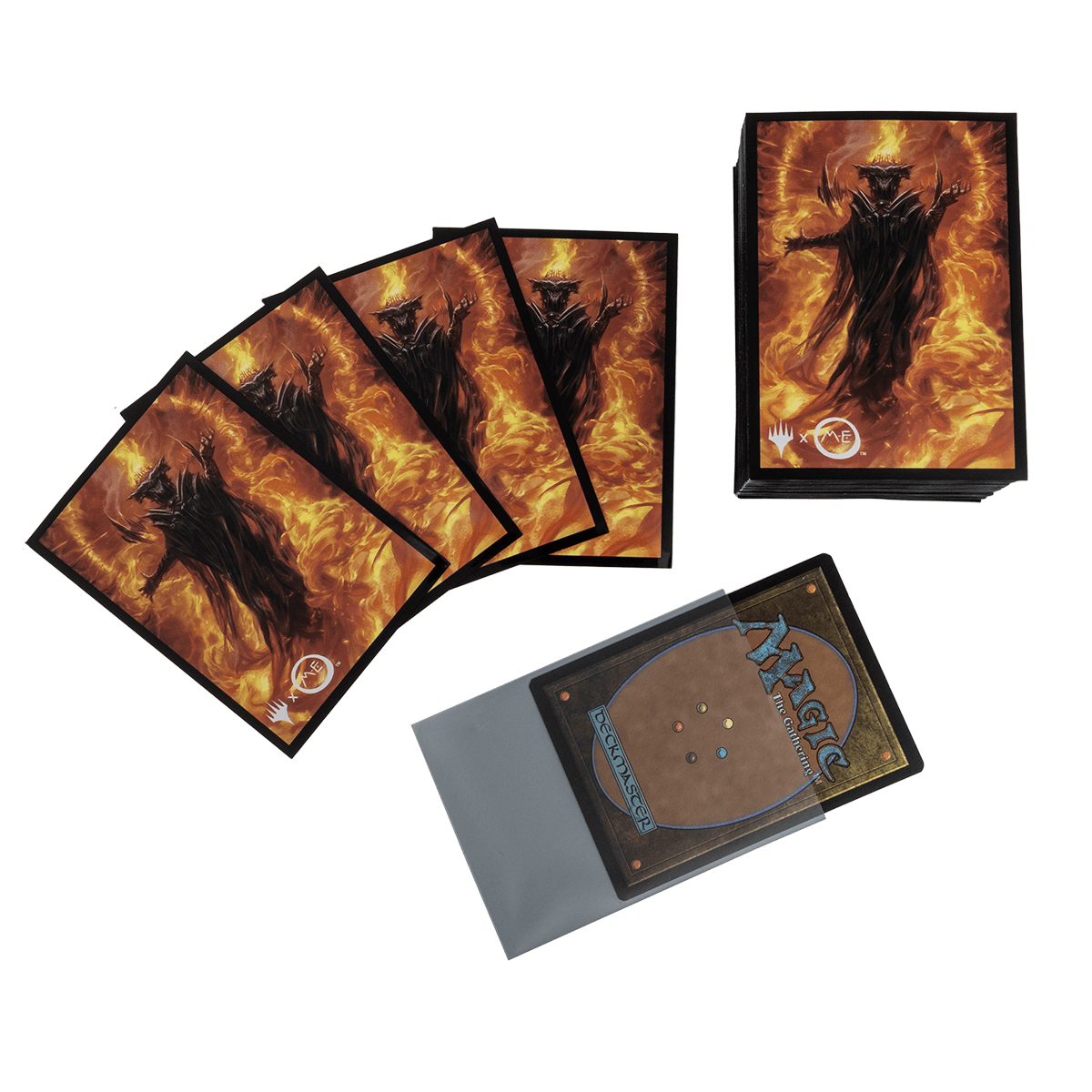 The Lord of the Rings: Tales of Middle-earth Sauron v2 Standard Deck Protector Sleeves (100ct) for Magic: The Gathering | Ultra PRO International