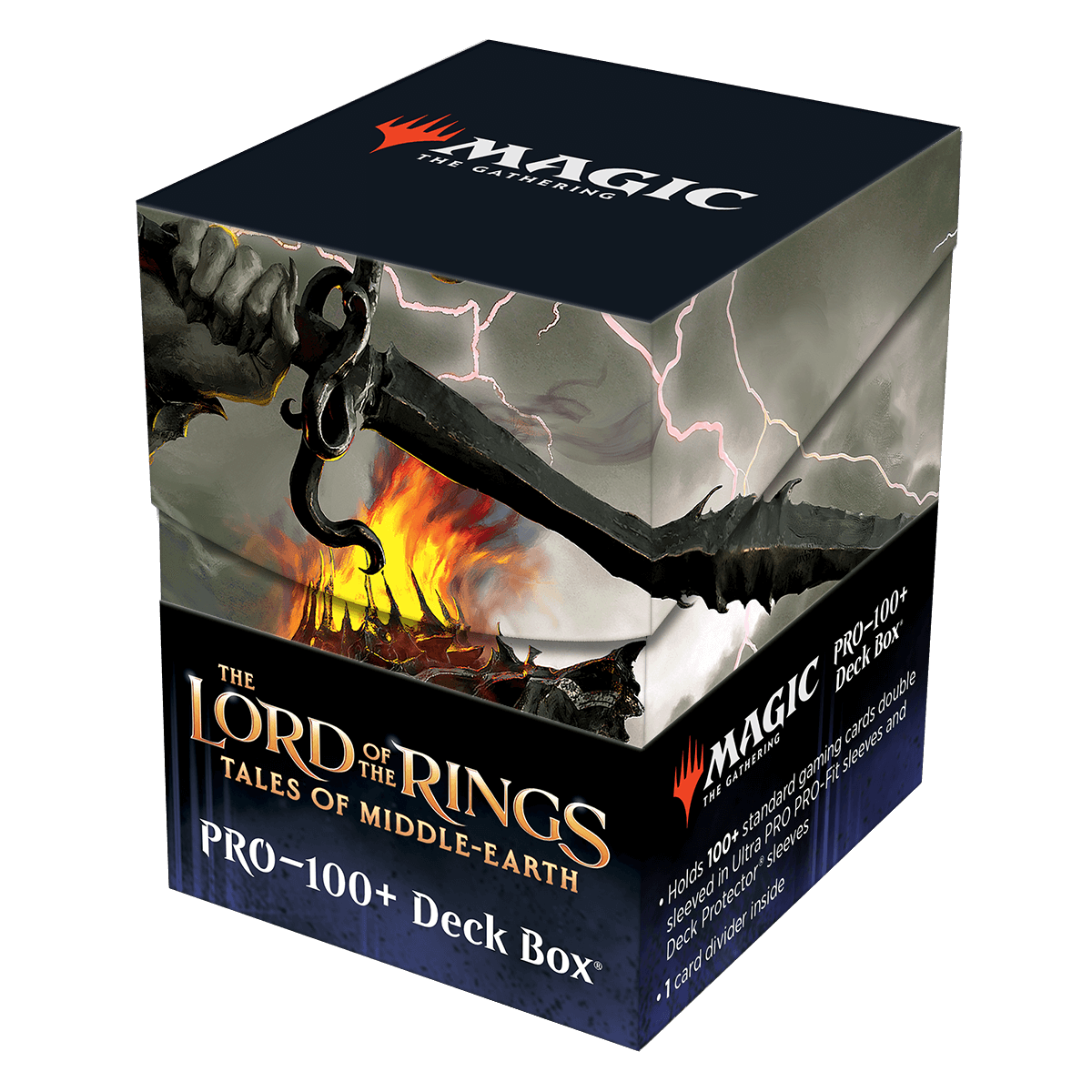 The Lord of the Rings: Tales of Middle-earth Sauron 100+ Deck Box for Magic: The Gathering | Ultra PRO International