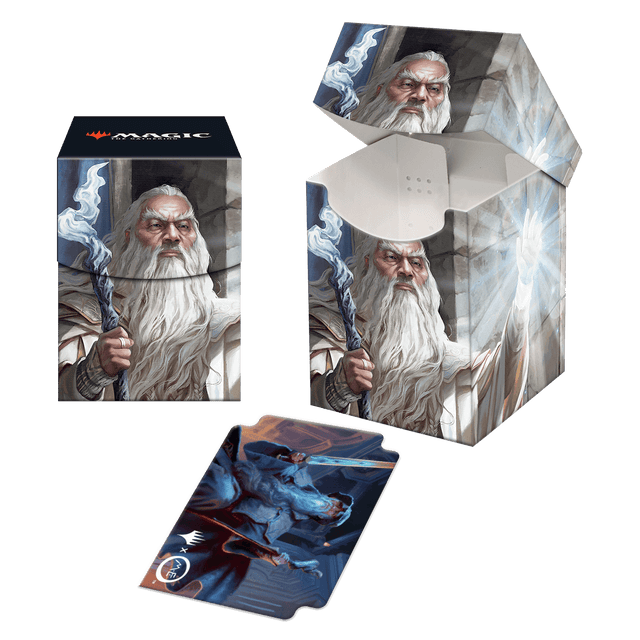 The Lord of the Rings: Tales of Middle-earth Gandalf 100+ Deck Box for Magic: The Gathering | Ultra PRO International