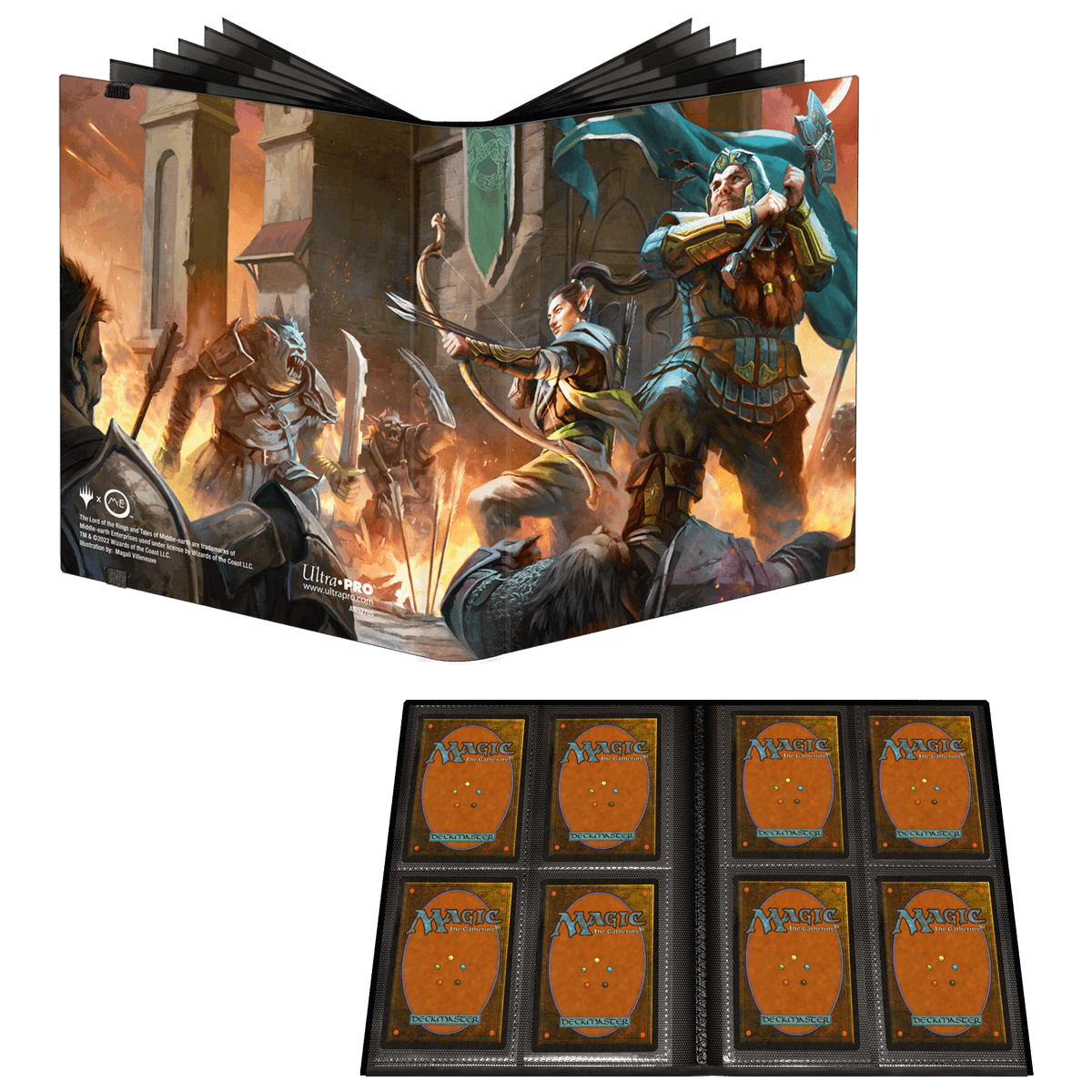 The Lord of the Rings: Tales of Middle-earth Legolas & Gimli 4-Pocket PRO-Binder for Magic: The Gathering | Ultra PRO International