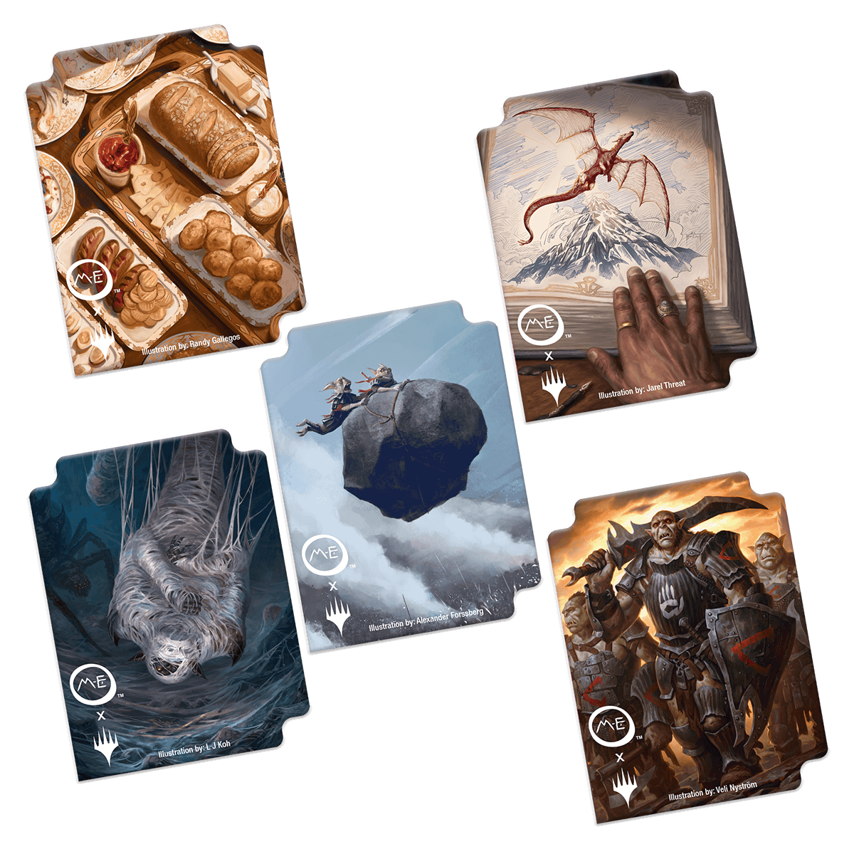 The Lord of the Rings: Tales of Middle-earth Token Dividers with Deck Box for Magic: The Gathering | Ultra PRO International