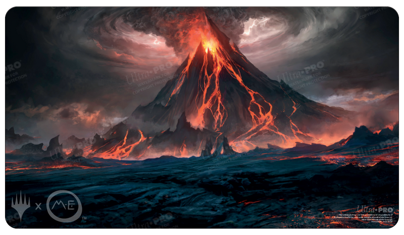 The Lord of the Rings: Tales of Middle-earth Mount Doom Standard Gaming Playmat for Magic: The Gathering | Ultra PRO International