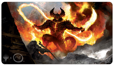 The Lord of the Rings: Tales of Middle-earth The Balrog Standard Gaming Playmat for Magic: The Gathering | Ultra PRO International