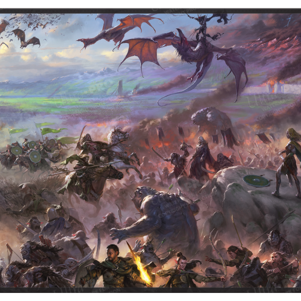 Ultra Pro The Lord of the Rings: Tales of Middle-earth Sauron Standard  Gaming Playmat for Magic: The Gathering